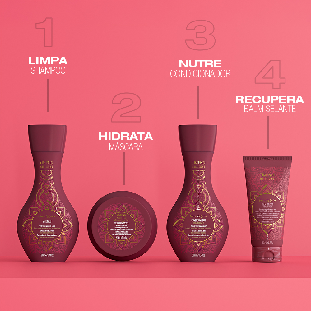 Condicionador Amend Millenar Oil Egípcios 300ml image number 5